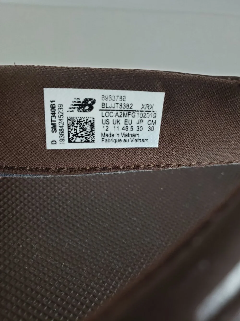 New Balance 340 Flip Flop Sandals Brown Post Toe Thong Comfort Mens 12